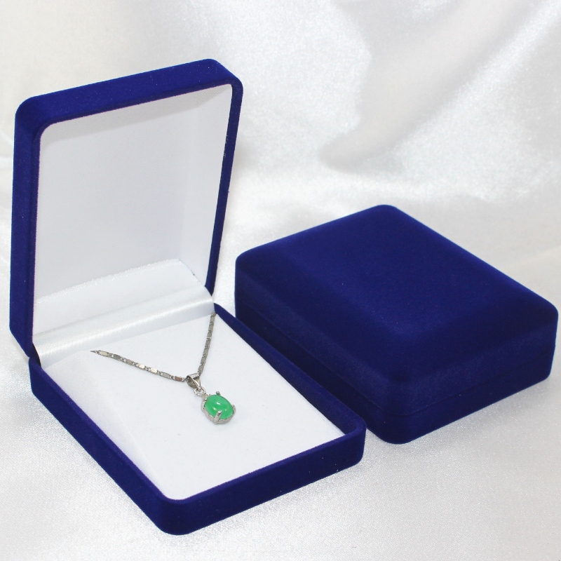 Article D-22B Boîte en velours de forme ronde pour pièce de monnaie, collier et badge, mm. 70 * 90 * 30, poids environ 60g