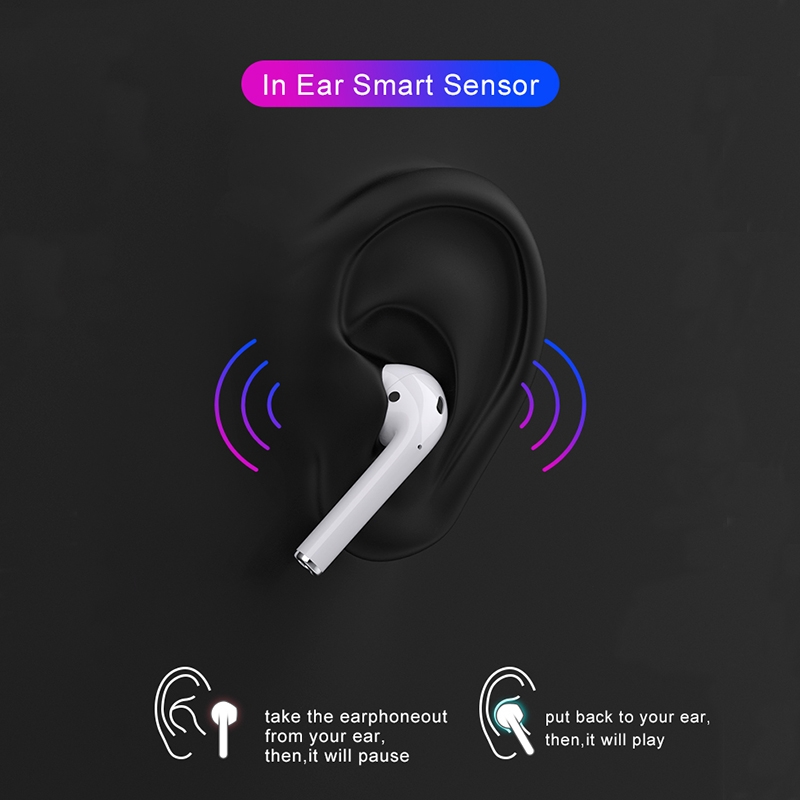 TWS Bluetooth Earphone i28 Qualité sonore HD Fonctionnement tactile