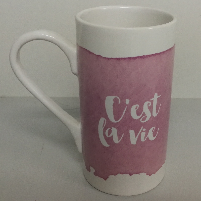 Tasse en céramique promotionnelle faite sur commande de tasse de café de logo