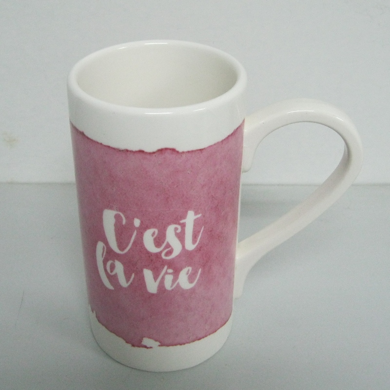 Tasse en céramique promotionnelle faite sur commande de tasse de café de logo