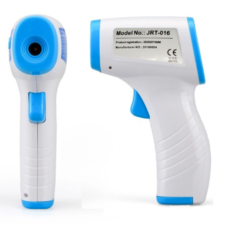 Pistolet thermomètre frontal infrarouge sans connexion médicale numérique pour adulte, pour bébé, pour la fièvre, avec CE / FDA / FCC