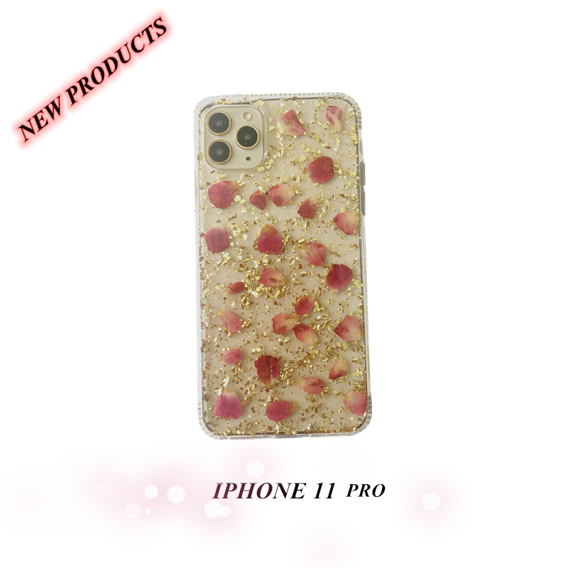 NOUVEAUX PRODUITS: IPHONE 11 PRO fabricants vente directe flash POWDER GOLD FOIL SILVER FOIL téléphone mobile Shell, housse de protection tous les soft edge hard shell coque de protection