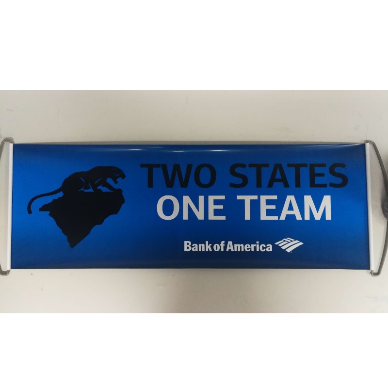 Logo personnalisé rouleau à main bannière - Panthers 24x68CM
