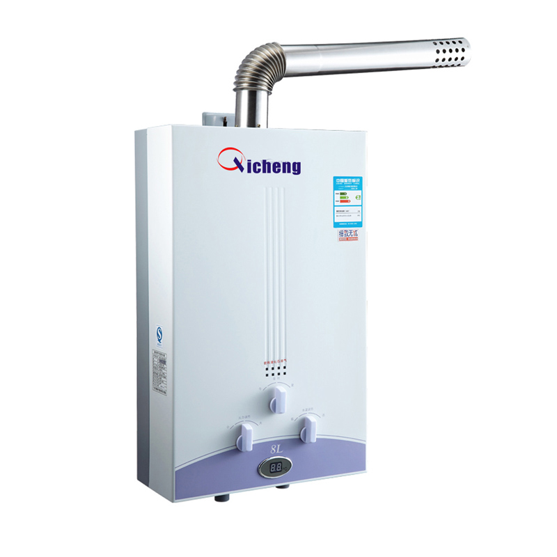 chauffe-eau à gaz de salle de bain de type forcé