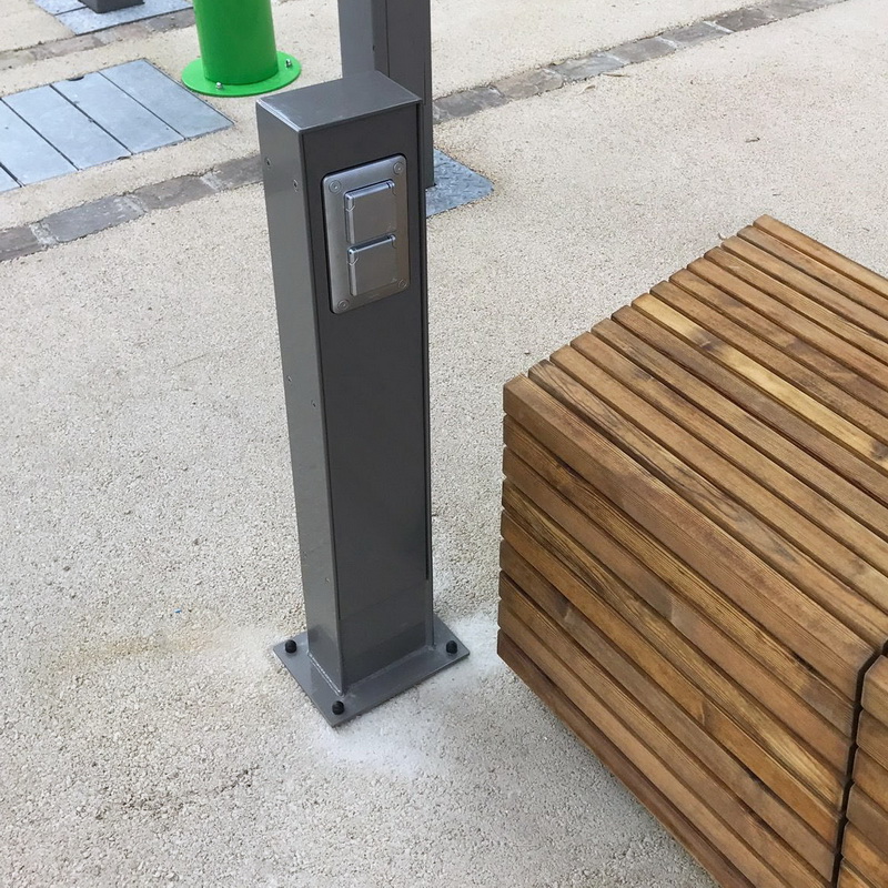 Station de charge USB solaire intelligente de haute qualité à bas prix