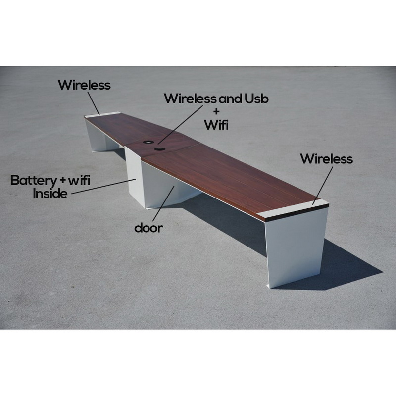 Table de travail solaire intelligente