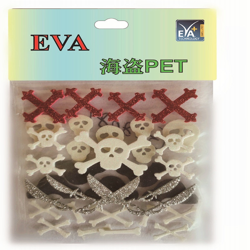 Autocollants en mousse PET Mousse Glitter PET Forme en mousse PET