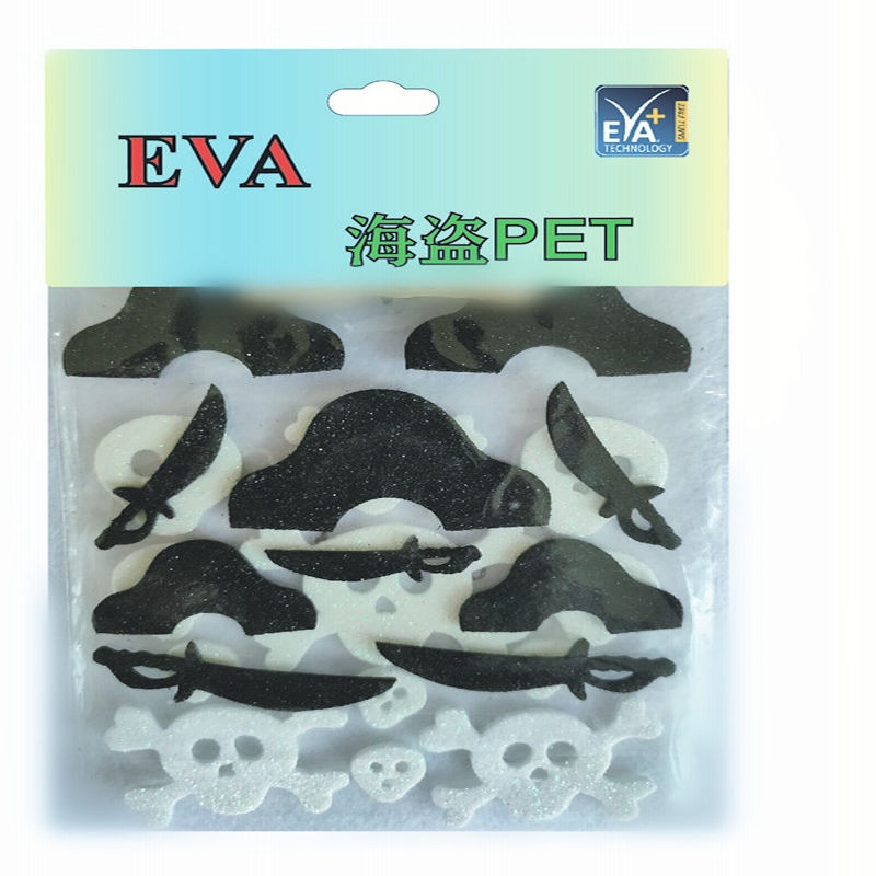 Autocollants en mousse PET Mousse Glitter PET Forme en mousse PET