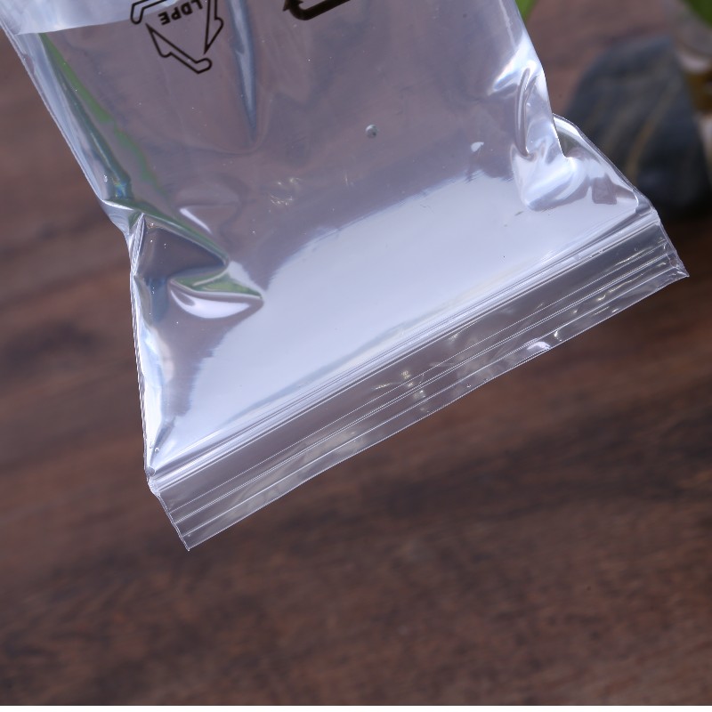 Sac auto-scellant transparent LLDPE personnalisable