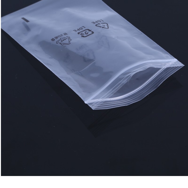 Sac auto-scellant transparent LLDPE personnalisable