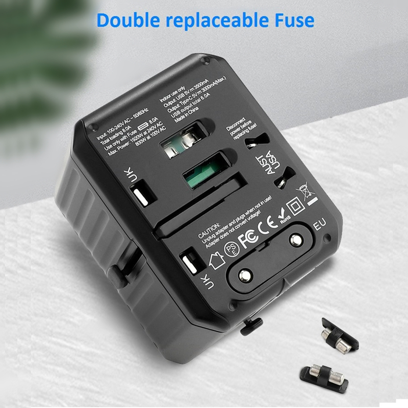 2020 nouveau paragraphe 110 - 250 V US US US US US US US US US US US US US US US US US US British eu Connection mobile Accessories 6usb chargeur 6a Output General Travel adaptor with 4usb + 2type - C