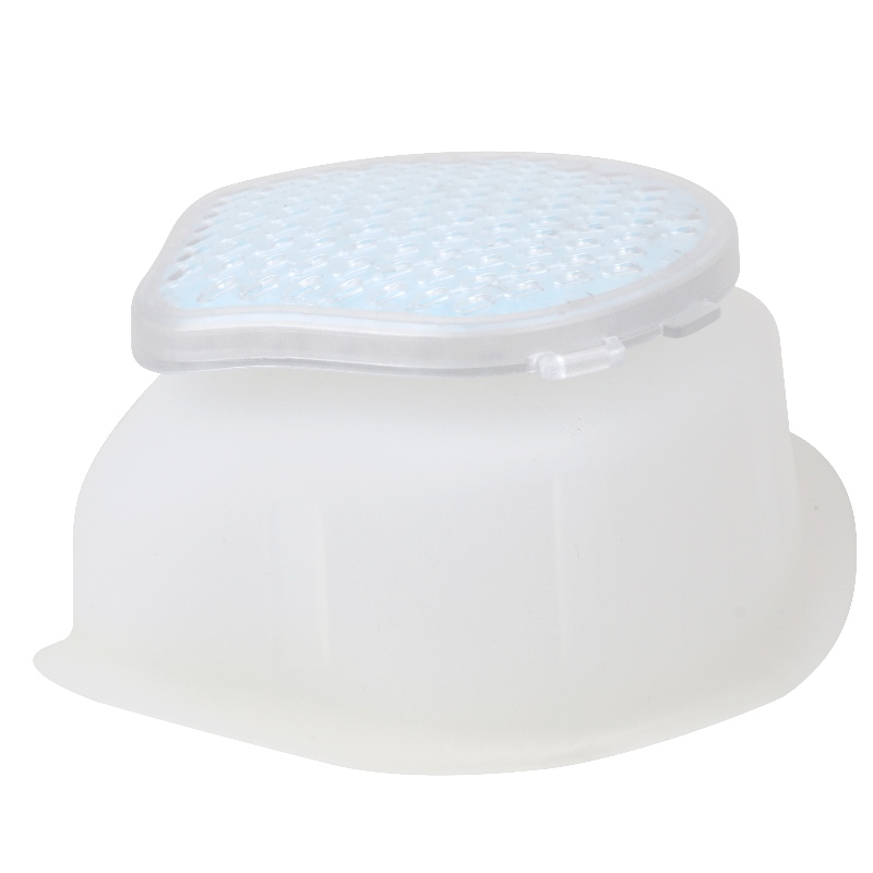 Le masque de protection en silicone MQ1 peut empêcher la fumée et la poussière de pollen du virus d'être directement lavées et réutilisées