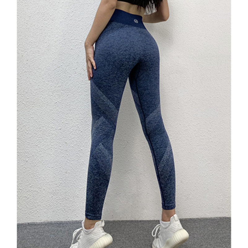 Pantalon taille haute pour femmes portant des pantalons de yoga de course à pied d'automne de fitness stretch pantalon de sport à séchage rapide et serré pour femmes