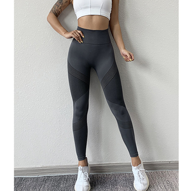 Pantalon serré pantalon de yoga taille haute pour femmes exécutant des pantalons de sport de fitness