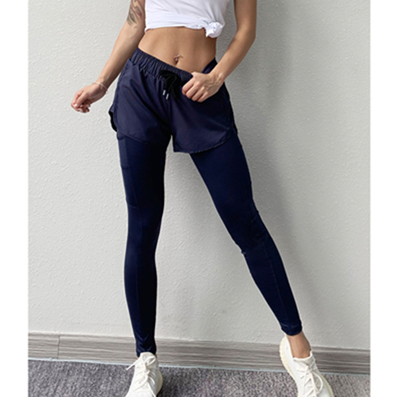 Exercice de mode pour dames Pantalon de gymnastique en deux pièces