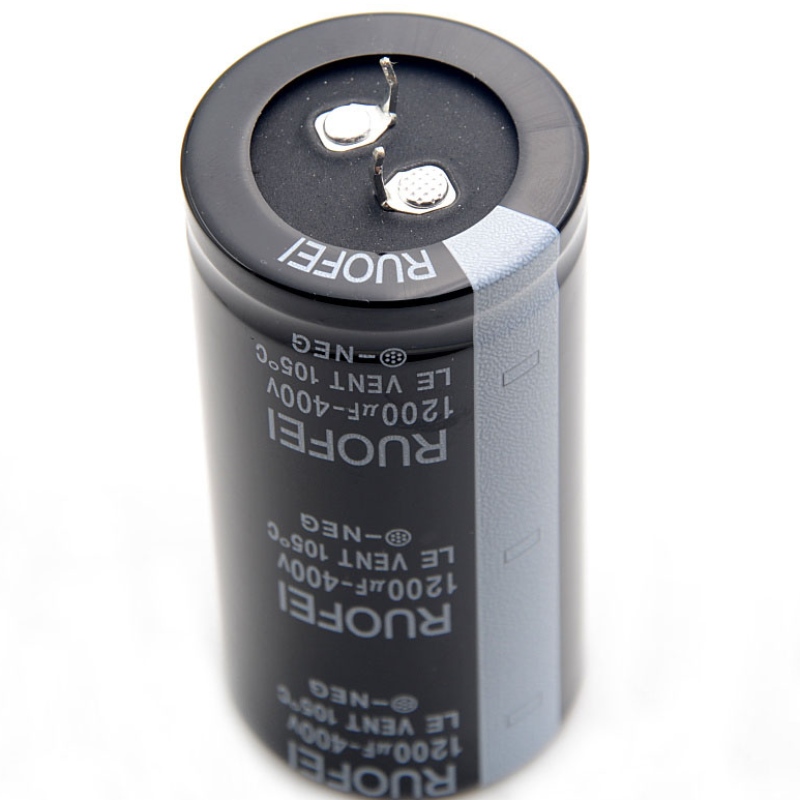 Condensateur électrolytique en aluminium enfichable RUOFEI 10V ~ 500V longue durée de vie et travail à haute température