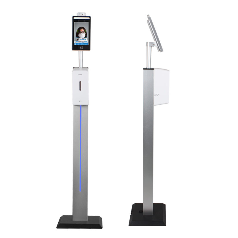Tablette de reconnaissance faciale de 8 pouces avec tablette thermomètre infrarouge