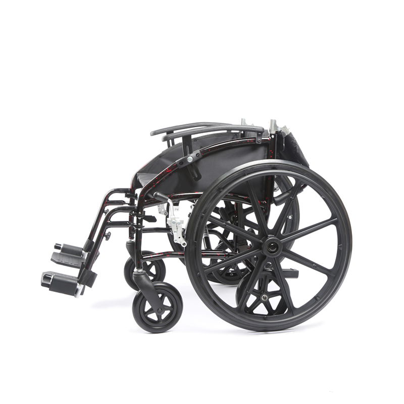 Fauteuil roulant léger, Fauteuil roulant Transporter-aluminium, Fauteuil de transport 2 en 1