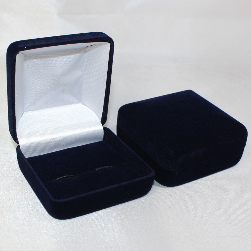 Article Boîte à médailles T-02 recouverte de flanelle ou de cuir PU pour pièce de monnaie de 25-45 mm, badge, petite médaille, etc. mm.65 * 65 * 35mm, pèse environ 62g