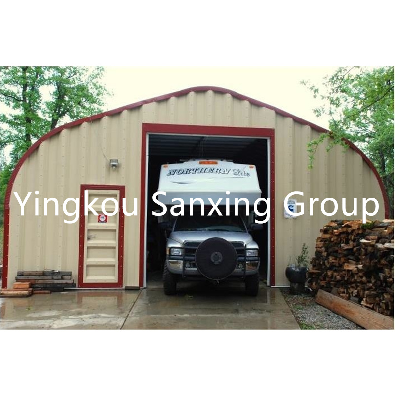 Ligne de production de bâtiments à formes multiples Quonset