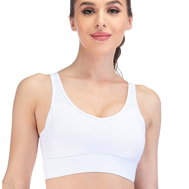 Soutien-gorge de sport ajustable boutonné au dos Sous-vêtements de décompression antisismique