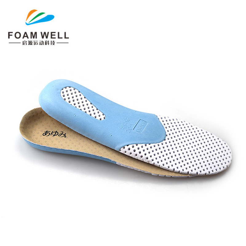 Insert de chaussure personnalisé unisexe coussinets de pieds Eva support de voûte plate haute détente semelles de pied
