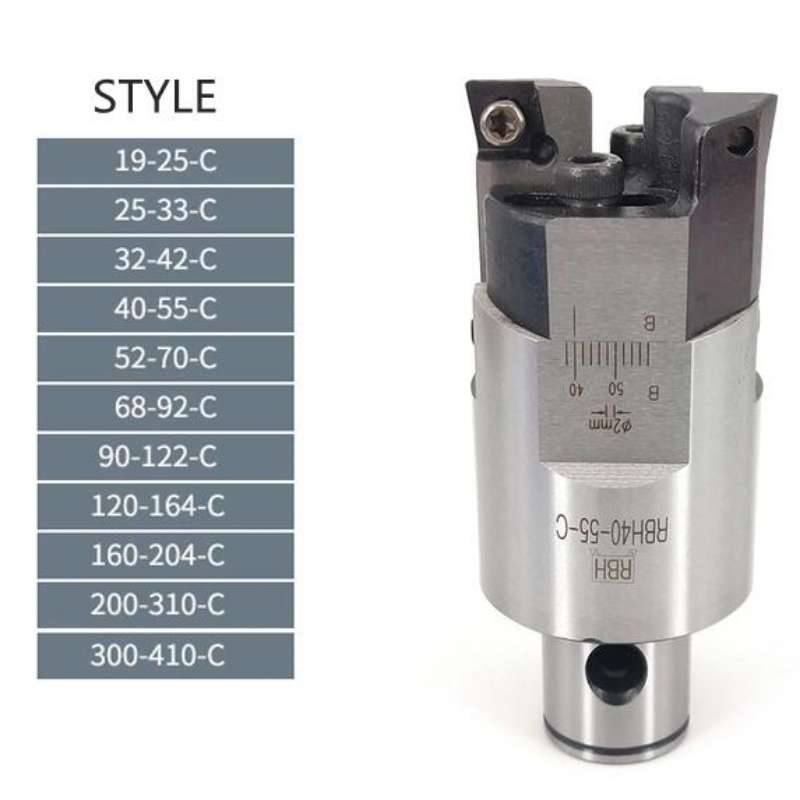 Série d'alésage brut: outils d'alésage de roche RBH32-42mm outils de tête d'alésage types d'outils d'alésage