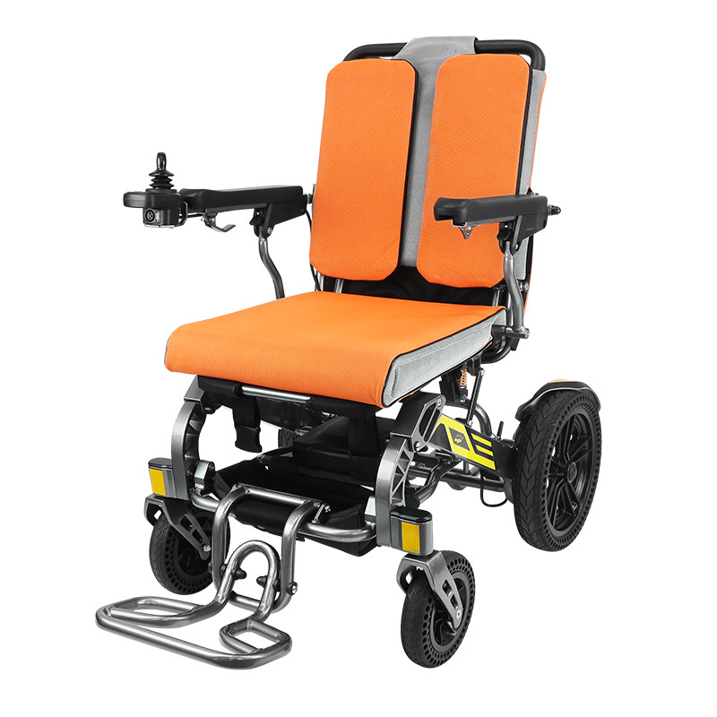 Fauteuil roulant électrique pliant léger renforcé