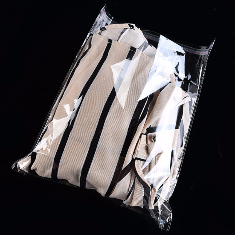 Sac d'emballage en plastique de vêtements de protection de l'environnement transparent élevé OPP