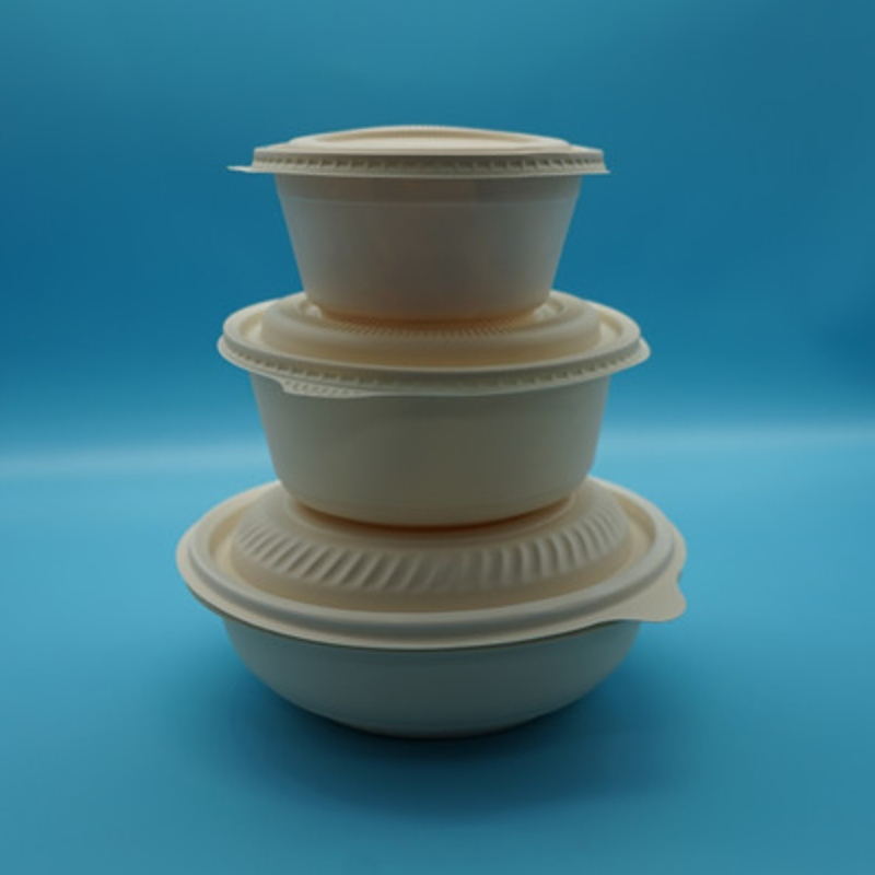 restaurant à emporter rapide biodégradable compartiment chaud jetable écologique micro-ondable contenants hermétiques pour aliments