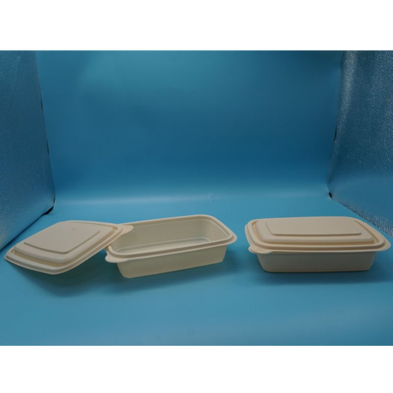 Compartiment réfrigérable jetable hermétique micro-ondes à emporter Contenants alimentaires biodégradables en amidon de maïs