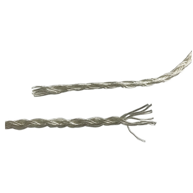Nouveau fil d'argent pur personnalisé 10 brins tissés fil d'argent pur noyau fil de casque hi-fi fil de mise à niveau bricolage