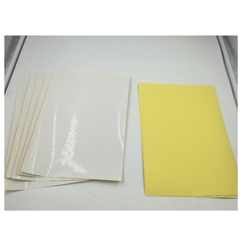 Papier couché auto-adhésif couché miroir
