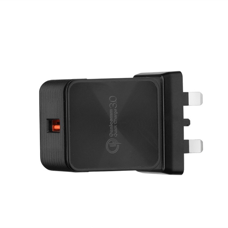 18w qc3.0 double USB chargeur adaptateur de mur de voyage supportant une charge rapide 3.0 chargeur de téléphone mobile