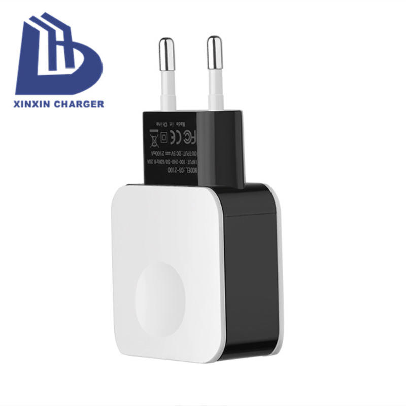 Chargeur rapide de téléphone portable Adaptateur universel 2 ports USB Chargeur de voyage universel universel Charge portable