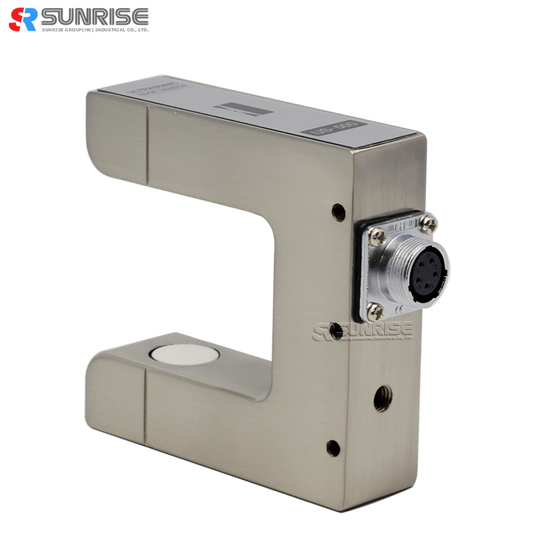 Capteur ultrasonique US - 500 pour imprimante utilisant un système de commande de plaque de guidage en papier bobiné