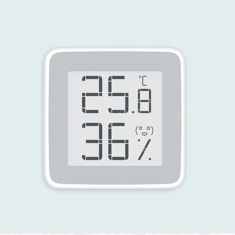 Hygromètre de thermomètre électronique à écran E-ink C201 1pc de Xiaomi Youpin - Blanc