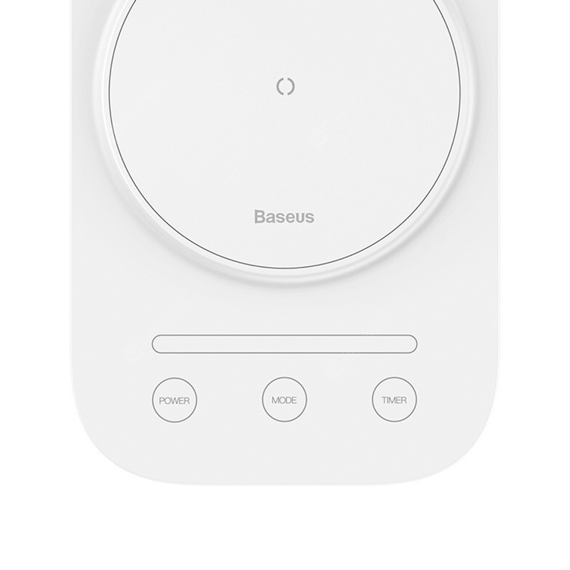 Baseus ACLT-B02 Lampe de bureau LED pliable 2 en 1 avec chargeur sans fil Étudiant Enfants Lecture Apprentissage Lampe de table (Produit de l'écosystème Xiaomi) - Blanc