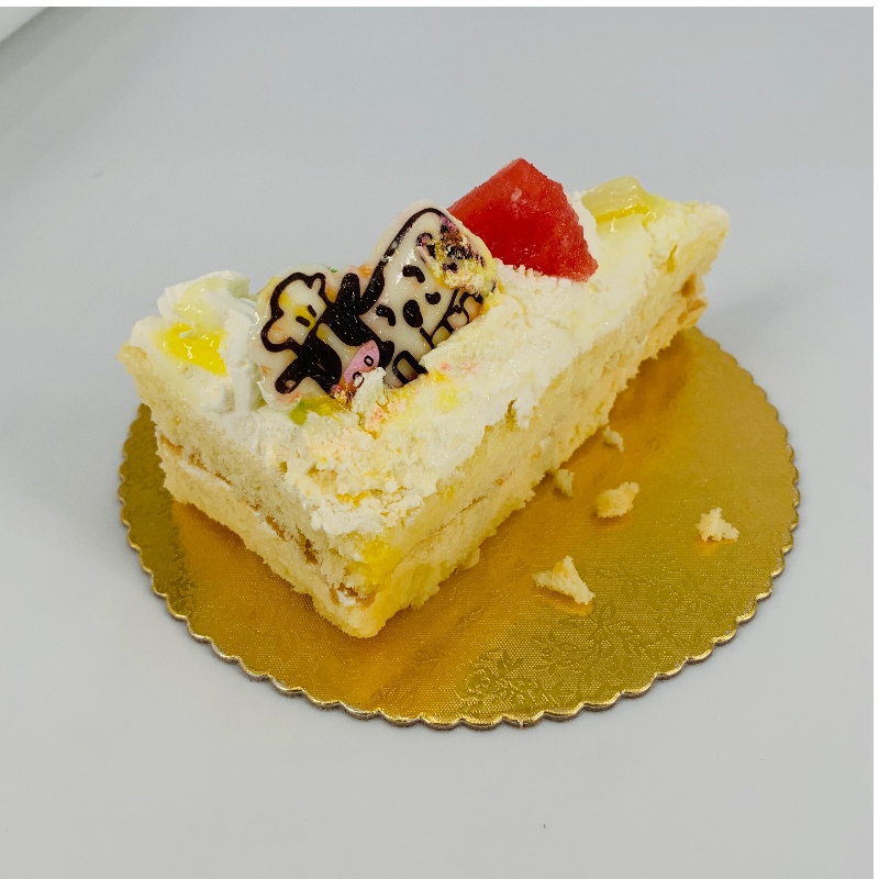 Panneau de gâteau d 'or en forme de cercle