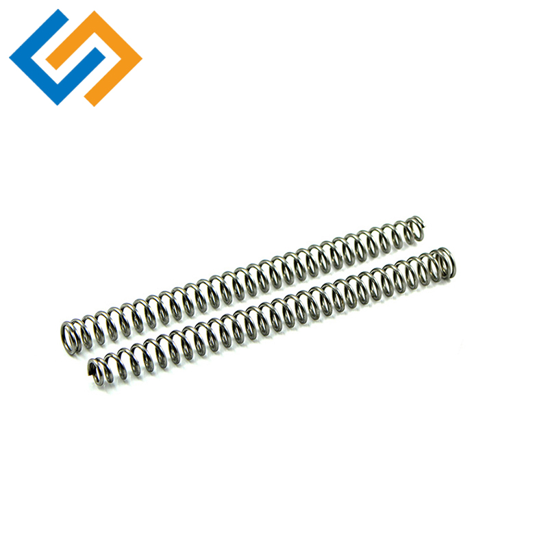 Ressort de compression long en acier inoxydable