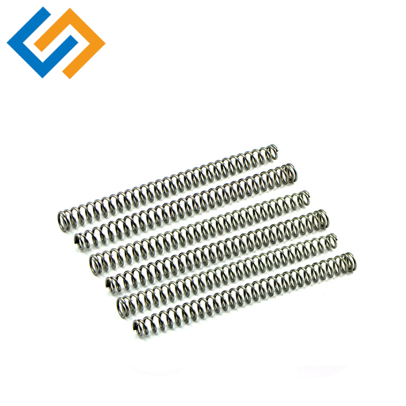 Ressort de compression long en acier inoxydable