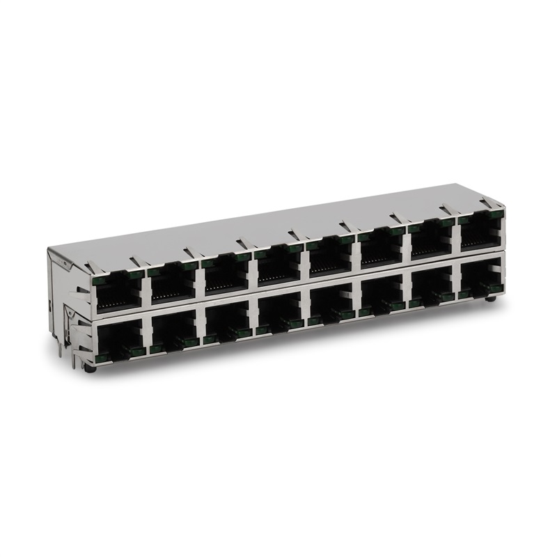 RJ45, 2x8, LED, boîtes de protection