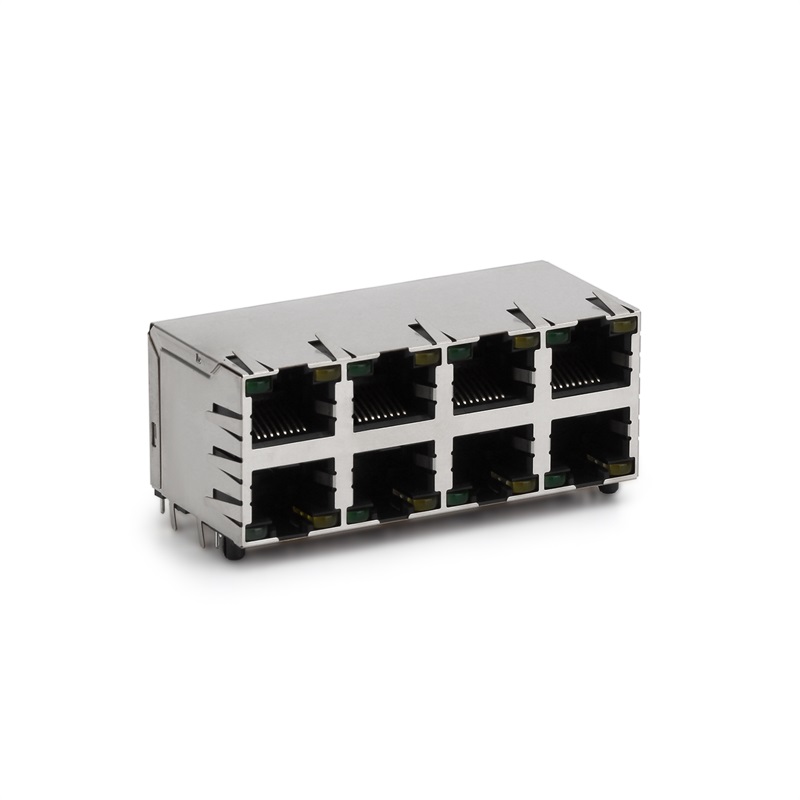 RJ45, 2X4, LED, boîtier de protection