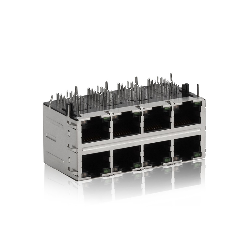 RJ45, 2X4 (filtre), LED, masque de protection