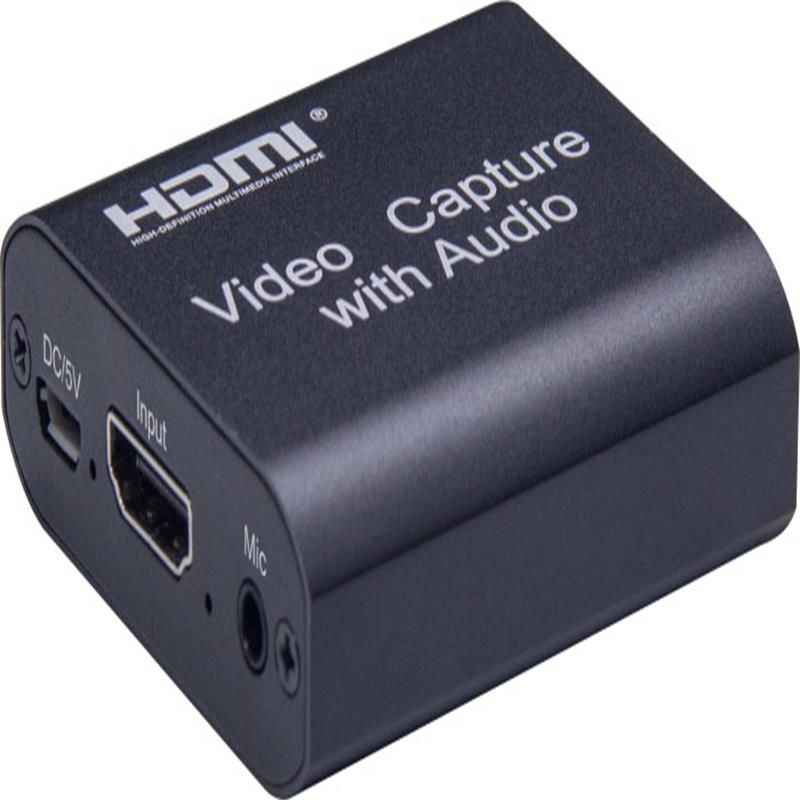 Capture vidéo HDMI V1.4 avec boucle HDMI, audio 3,5 mm