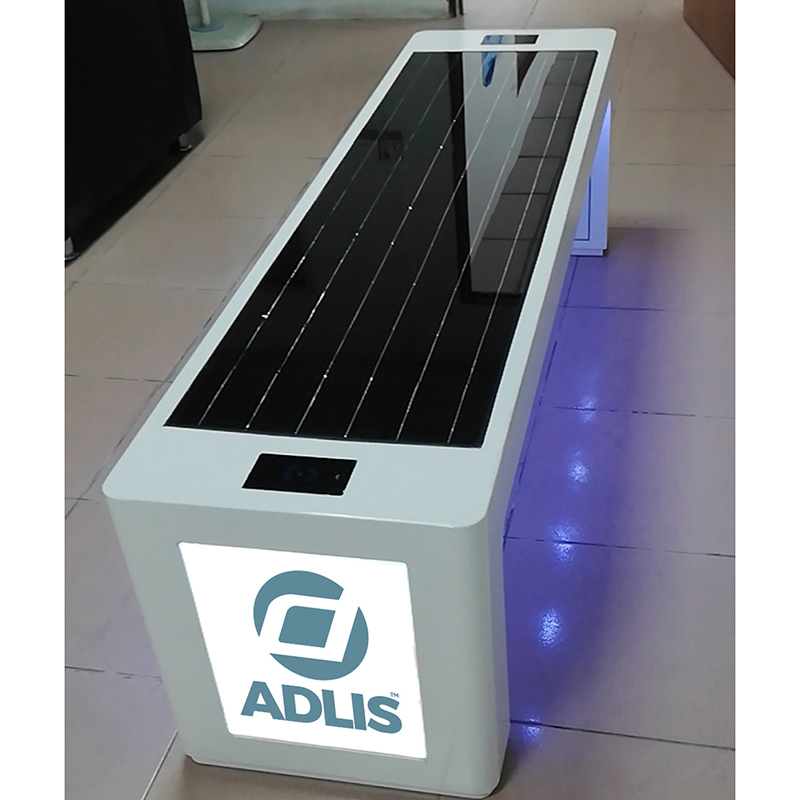 USB portable charger Outdoor Street Furniture Solar intelligent Garden banc