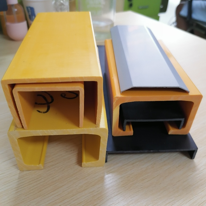 PVC rainure en U PVC profilé de garniture en forme de «U» profilé en plastique PVC canal