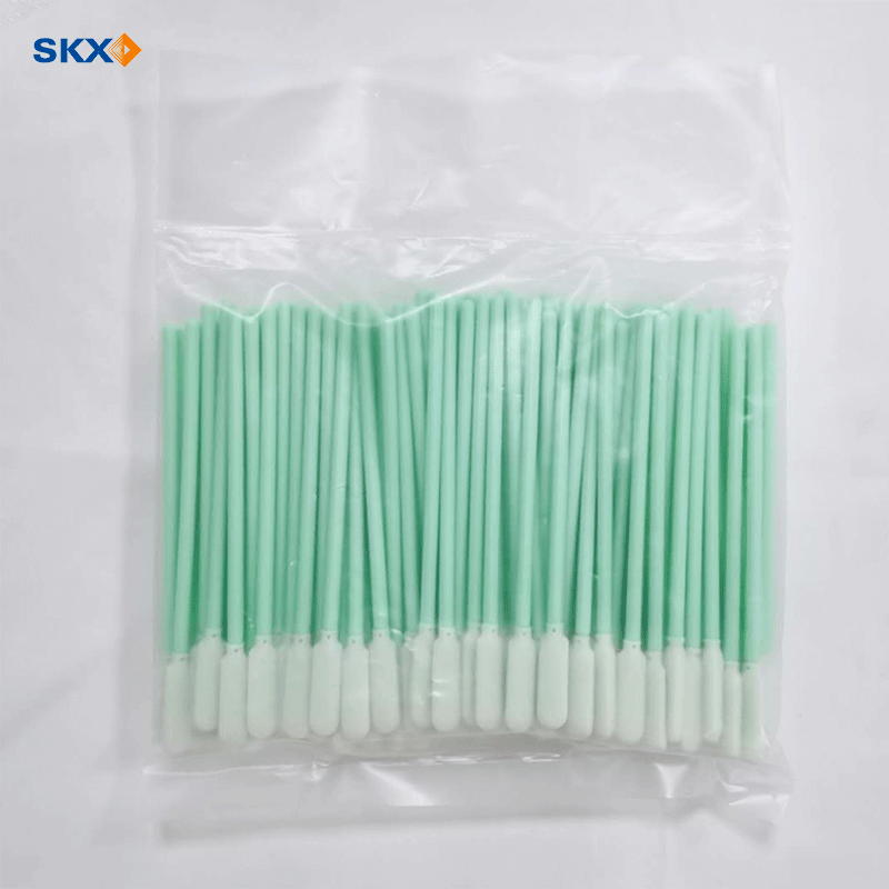 Tampon de nettoyage industriel pour tête d 'impression, double - couche de solvant électronique sans fil tricoté polyester - Clean Room Cotton