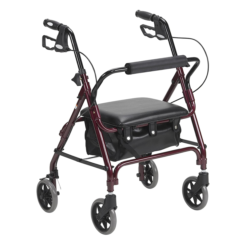Déambulateur en acier ovale bariatrique de 24 po