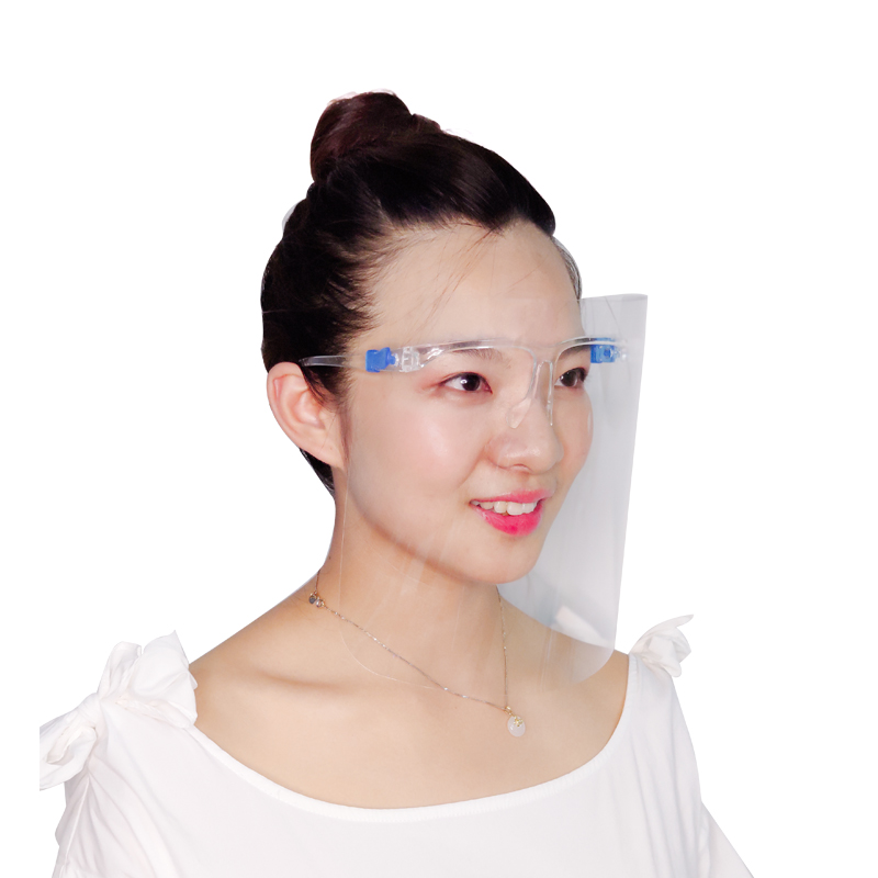 Protecteur Transparent en plastique Anti-éclaboussures Protection faciale complète des lunettes de protection du visage